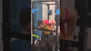 100 kg 1RM Parallel Bar Dips armwrestling training shorts [upl. by Bekelja]