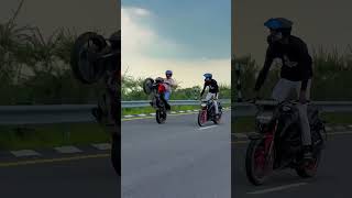 Kaai kaai☠️ youtubeshorts thesiddharthnigam viralremix trending shorts wheeliebike [upl. by Howlend]