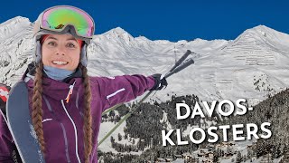 Grandioser Skitag in Davos Klosters Skigebiet mit 300 Pistenkilometern [upl. by Myrilla]