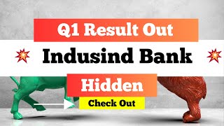 Indusind Bank Q1 Results 2025  Indusind bank results today  indusind bank share news today [upl. by Okajima]