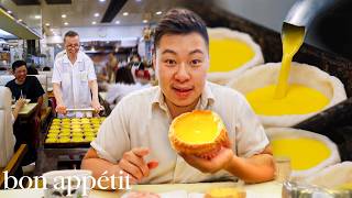 We Tried Hong Kong’s 1 Egg Tart Spot  Street Eats  Bon Appétit [upl. by Curry]