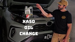 2019 RAV4 5th Gen XA50 Oil Change [upl. by Etnecniv]