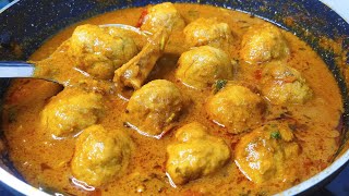 கறி உருண்டை குழம்பு இப்படி செய்ங்கkola urundai kulambumutton urundai kulambumutton recipes tamil [upl. by Nnaira]