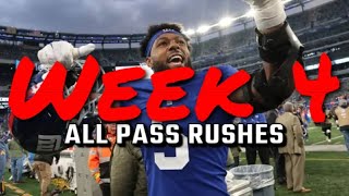 Kayvon Thibodeaux Week 4 All Pass Rushes [upl. by Cesare]