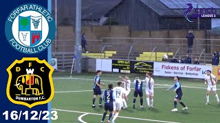 161223 Forfar Athletic v Dumbarton [upl. by Karlens]