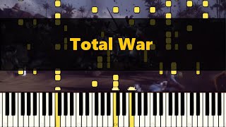 Warhammer Total War Tattered Sails Shanty Synthesia [upl. by Haeli]