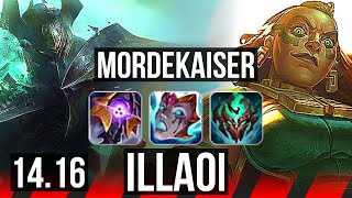 MORDEKAISER vs ILLAOI TOP  8 solo kills  NA Master  1416 [upl. by Glass]