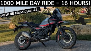 Iron Butt Ride  RE Himalayan 452  What I Think What Ive Learned  Wahoo [upl. by Etnoid595]