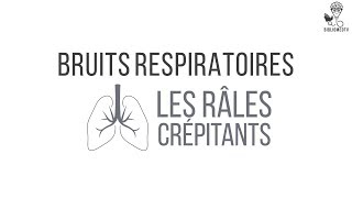 Bruits Respiratoires  Ecoutez les Râles Crépitants [upl. by Garlaand]