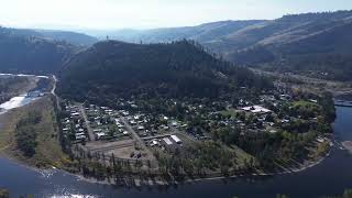 Kooskia Idaho Drone View [upl. by Meerek782]