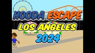 Hooda Escape Los Angeles 2024  Walkthrough  Hints  Cheats [upl. by Nixon]