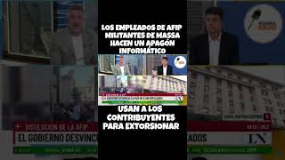 EMPLEADOS DE AFIP EXTORSIONAN AL GOBIERNO JODIENDO A LA GENTE AFIP javiermilei lla vllc massa [upl. by Alsi]