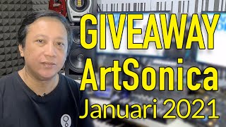 GIVEAWAY YouTube ArtSonica Januari 2021  SPEAKER MONITOR Dolphin Sound DS5A [upl. by Chernow]