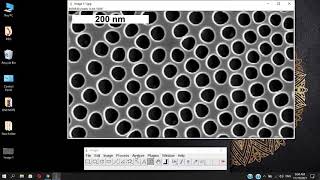 How to measure the surface porosity and SD of a nanoporous surface using ImageJ software [upl. by Fran]