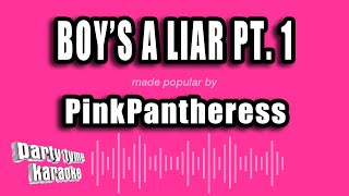 PinkPantheress  Boys a Liar Pt 1 Karaoke Version [upl. by Etteniotna]