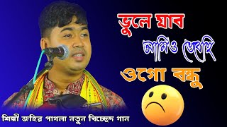 ভুলে যাব আমিও ভেবেছি ওগো বন্ধু। শিল্পী জহির পাগলা নতুন বিচ্ছেদ গান 😭 Singer Johir Pagla New Baul Gan [upl. by Andrej187]