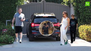 Jennifer Lopez visits Ben Affleck’s LA rental home after spending the day shopping with actor’s son [upl. by Annehsat]