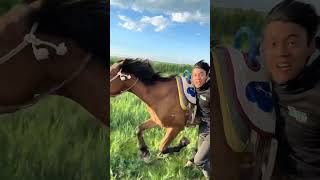 If you like freedom you have to taste lonely My grassland My horse promotes the ethnicity on the [upl. by Nae]