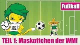 WM 2014 Alle Maskottchen auf einen Blick  Teil 1 [upl. by Almond]