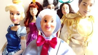 Disney Store Cinderella Deluxe Doll Gift Set 2012 review part 2 [upl. by Cohlette]