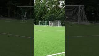 Dylano Wagner shoots on Goal subscribe realmadrid soccer ronaldo football shorts short fyp [upl. by Enniotna791]