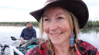 Bushradical amp Girl in the Woods go Canoeing Birch Creek Alaska PART I [upl. by Alcinia]