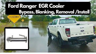 Ford Ranger EGR Cooler Bypass Blanking Removal amp Install [upl. by Orabelle]