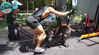 AirDyne X Fan Bike Exercise Variations  BJ Gaddour [upl. by Augustin160]