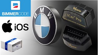 Vgate Vlink iCar Pro OBD II Android iOS diagnostic tool on BMW 5 series BimmerCode free version App [upl. by Asilrac841]