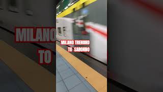 TRENORD MILANO TO SARONNO fun travel trending love viral [upl. by Tenahs222]