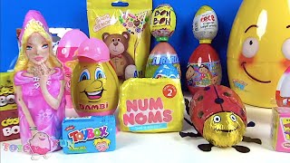 Sürpriz Yumurta Kinder Joy Ozmo Pepee Şaşırtı Bonbon Num Noms Sarı Ayı Mokko Toybox Cosbybox açtık [upl. by Naols]