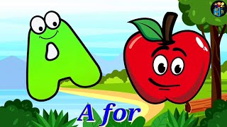 ABC Fruit Names  A to Z Alphabets  Learn the Name of Fruits  Baby educational video [upl. by Homere386]