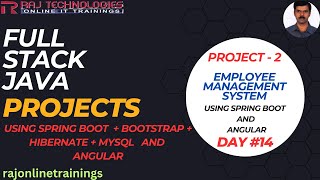 Day 14  Java Full Stack Projects  Spring Boot and Angular Project  Employee Management System [upl. by Hilda]