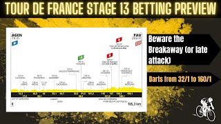 Tour de France Stage 13 Preview and Tips [upl. by Atel]