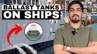 What is Role of Ballast Tanks on Ship  Ship Machinery [upl. by Kravits]