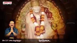 Manase Harathi Song on Shiridi Sai SPB S P Balasubrahmanyam [upl. by Lenneuq]