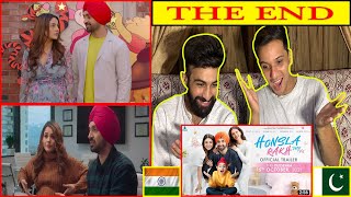 Pakistani React On Honsla Rakh Trailer Diljit Dosanjh Sonam Bajwa Shehnaaz Gill  Reaction Videos [upl. by Ainoet]