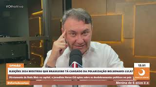 Eleições 2024 mostrou que brasileiro tá cansado da polarização BolsonaroLula [upl. by Etana]