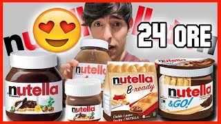 🍫 Mangio per 24 ORE SOLO NUTELLA  PEPIYOS 🍫 [upl. by Lissi]