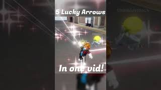 YBA FIVE Lucky Arrows In ONE Video [upl. by Jadd]