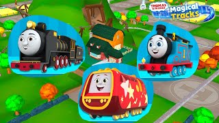 Thomas amp Friends Go Go Thomas 🔵🔴 Thomas amp Hiro amp Jiff Explore Island of Sodor Build Magical Tracks [upl. by Nrubloc]