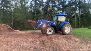 New Holland Workmaster 75 at 250 hours doing some work [upl. by Chon277]