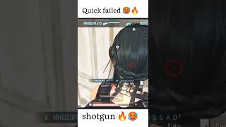 Quick failed 🥵🔥🥵 shotgun 🥵 bgmi short gaming games trending [upl. by Tifanie]