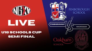 LIVE RUGBY FINBOROUGH vs OAKHAM  U18 SCHOOLS CUP SEMI FINAL [upl. by Enaxor]