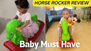 Horse Toy Ride on Rocker for babies and toddlers  Rocking Horse for Kids India  Rocking Toys [upl. by Harmony58]