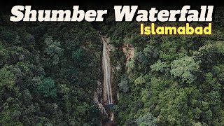 Shumber Waterfall Islamabad  Margalla Hills  Cinematic Drone Footage [upl. by Anelis]