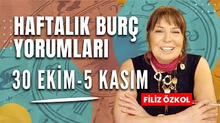 FİLİZ ÖZKOL İLE HAFTALIK BURÇ YORUMLARI  30 EKİM  5 KASIM [upl. by Pros554]