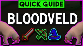 OSRS Bloodveld Slayer Guide  Melee  Ranged  Magic  Quick Guide 2018 [upl. by Cthrine427]