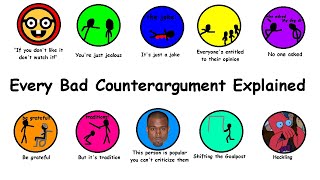 Every Bad Counterargument Explained In 5 Minutes [upl. by Yatnahs]