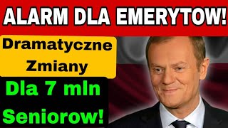 Emeryci w szoku 2 MINUT TEMU ZUS ZMIENIA ZASADY OBOWIĄZUJĄCE WSZYSTKICH [upl. by Cerallua]